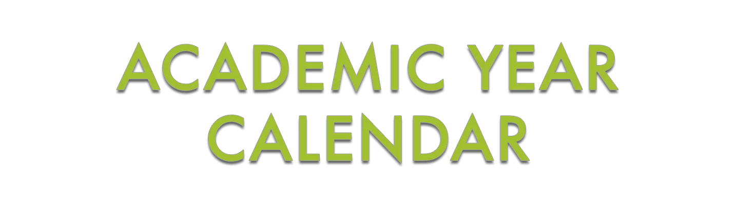 Academic Year Calendar