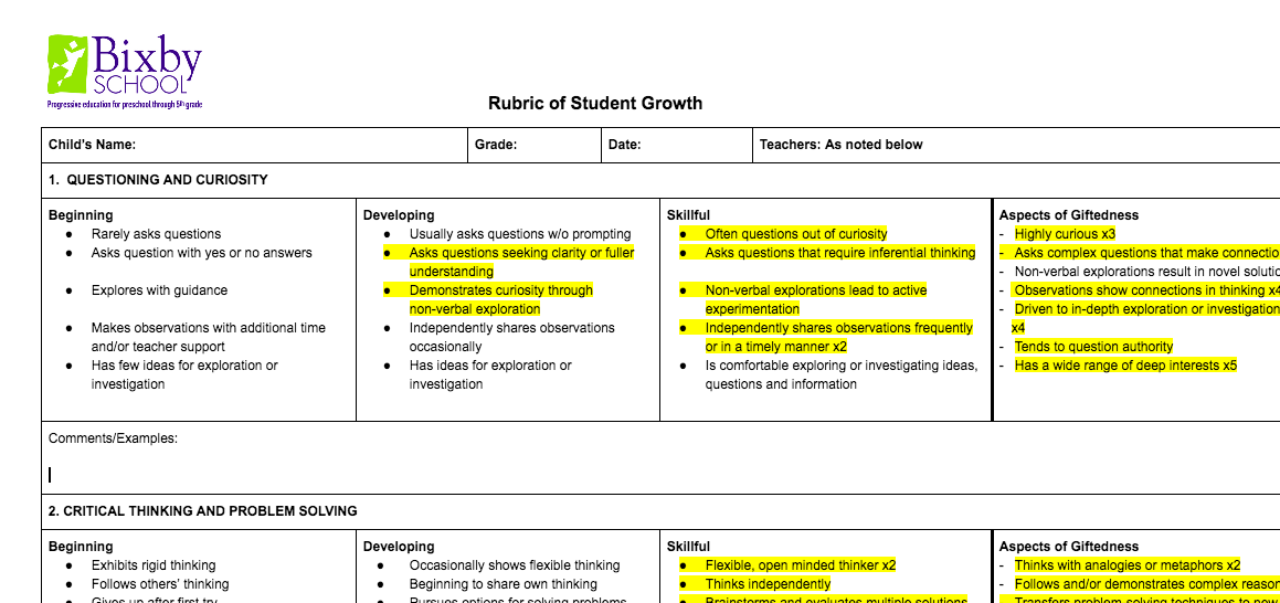 You are currently viewing Rubric Conversations!